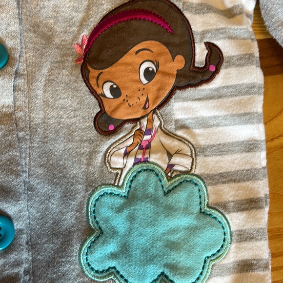 Doc Mcstuffins Snap Girl Toddler Sweatshirt Jacket with Hood - Picture 2 of 5